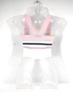 Shein Peach Casual Crop Top (Women)