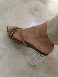 Elegant Heels with Embellished Straps
