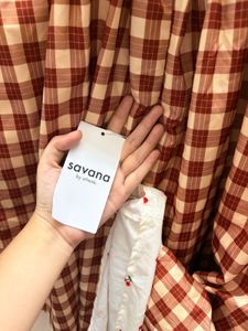 Cute Red Gingham Cherry Dress