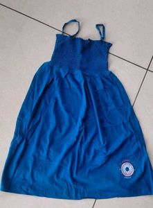 LILPICKS Cute Blue Girls Dress