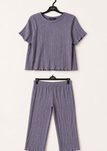 Zudio Purple Co-ord Set Daily wear