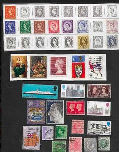 62 rare Great Britain used Stamps