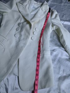 White Formal Blazer