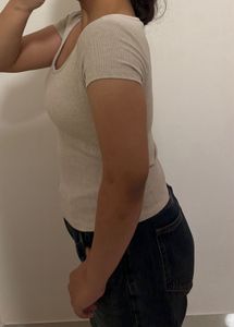 Ribbed Knit crop top