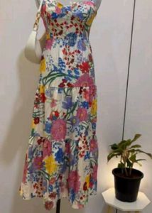 Floral Print Maxi Dress