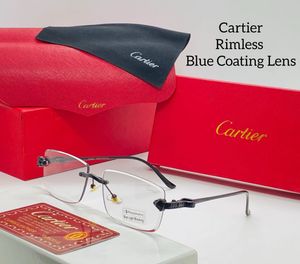 Cartier Rimless Blue Light Blocking Glasses