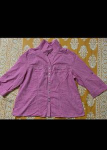 gingham printed shirt women’s