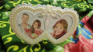 2Heart Shape Photo Frame. New Only