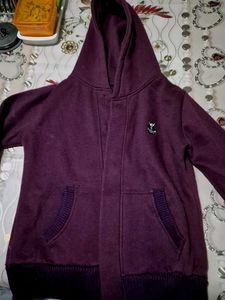 BOYS WARM UPPER OPEN SWEATER