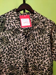 Animal Print Trendy  Long  Shrug/New with Tag