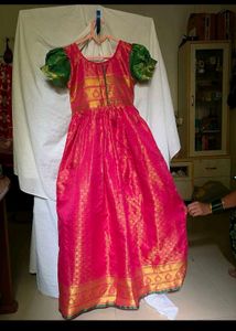 Beautiful Pink Silk Gown