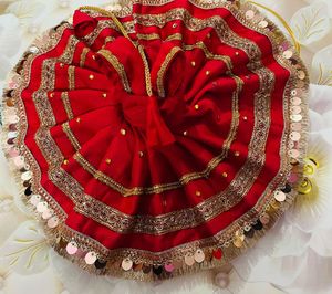 Red Krishna Dress
