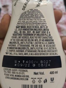 Baby Dove Rich Moisture Body Wash 400ml
