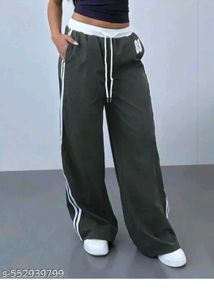 Wide Leg Track Pants