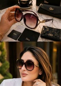 Dior Sunglasses - Black Oval with Embellishments