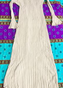 Ribbed Bell Sleeve Maxi Dress