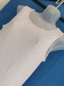 White Ribbed Tank Top Camisole