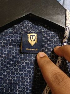 Men's Blue Printed Kurta