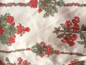 Floral Print Cotton Kurta