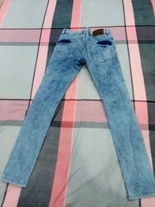 Acid Wash Skinny Jeans