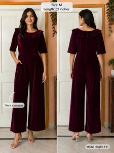 Velvet jumpsuit
