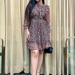 Averil Dress Black Floral Size- Small