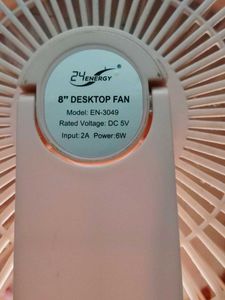 Portable Adjustable Speed Desk Fan