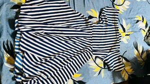 Chic Striped A-Line Dress
