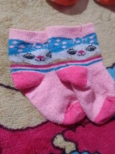 Cute Baby Girl Socks - Pack of 6