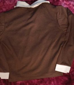 Retro Brown Polo Shirt