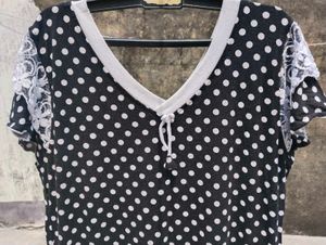 Retro Polka Dot Nightgown
