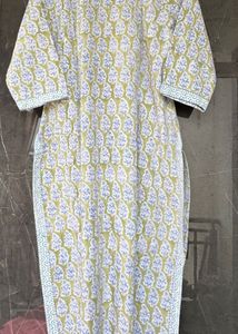 Block Print Kurta Set with Dupatta