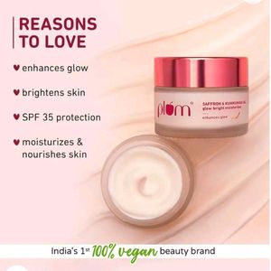 Plum Saffron &amp; Kumkumadi Oil Daily Glow Bright Moi