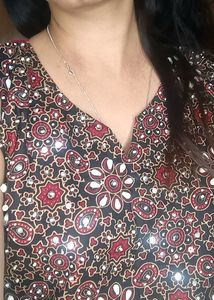 Sale !!!Patterned Sleeveless Top