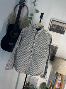 Ralph Lauren Classic Striped Button-Up Shirt