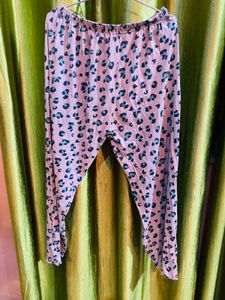 Leopard Print Pajama Bottoms