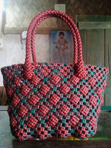 Handmade Woven tiffin Bag
