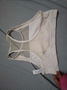 White Sports Bra