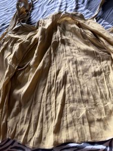 Elegant Yellow Blouse with Bow Detail