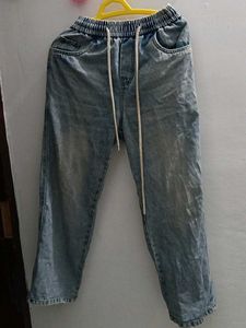 Light Wash Denim Jogger Jeans