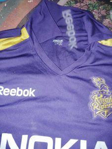 Purple Polyester Top KKR Embroidery logo