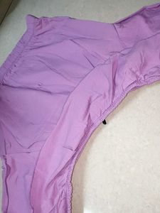 Cute Lavender Off-Shoulder Crop Top no 130