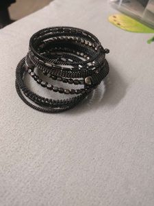 Chic Multilayered Coil Bangles Set