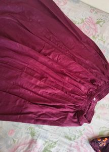 Floral Print Kurta &amp; Skirt Plazzo Set