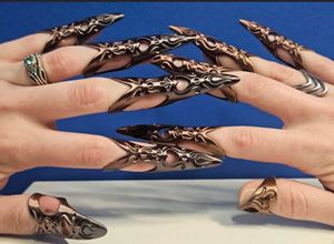 Gothic Claw Ring Set