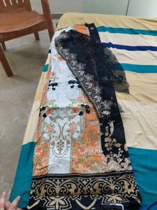 Embroidered Salwar Kameez Fabric