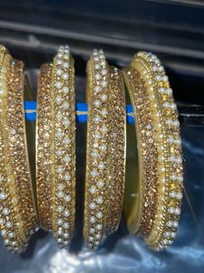 Exquisite Pearl &amp; Stone Bangles