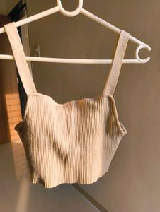 Ribbed crop top