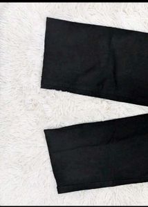 BLACK WIDE LEG JEANS