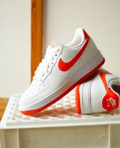 Nike Air Force 1 White Orange
